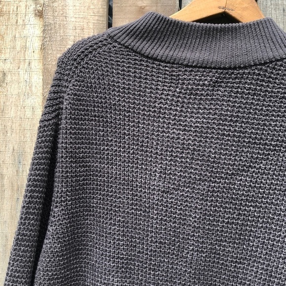 Men’s Croft and Barrow Knitted Gray Sweater XL - Picture 9 of 10